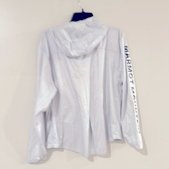 MARMOT Women Gray Zippered Pocketed
Lightweight jacket Logo Graphic Wind Breaker - Picture 10 of 11